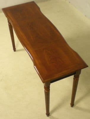 Georgian Style Long Mahogany Side Table - SOLD