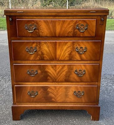 Georgian Style Mahogany Batchelor Chest of Drawers