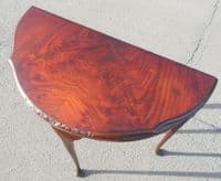 Georgian Style Mahogany Fold over Games Table