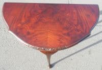 Georgian Style Mahogany Fold over Games Table
