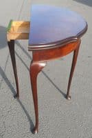 Georgian Style Mahogany Fold over Games Table