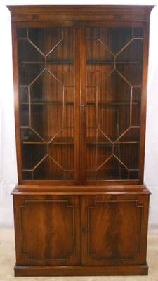 Georgian Style Mahogany Library Bookcase - SOLD