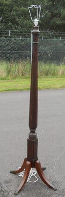 Georgian Style Mahogany  Standard Lamp