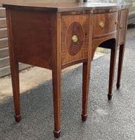 Georgian Style Small Mahogany Sideboard with Six Legs