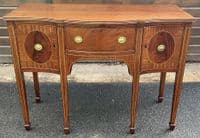 Georgian Style Small Mahogany Sideboard with Six Legs