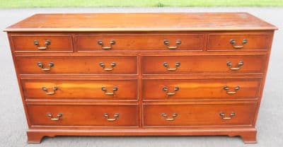 Georgian Style Yew Lancashire Dresser Base by Bradley