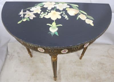 Gilt Decorated Console Table