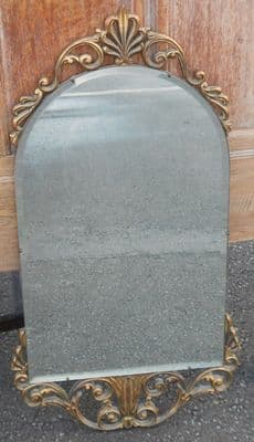 Gilt Framed Hanging Wall Mirror by Atsonea