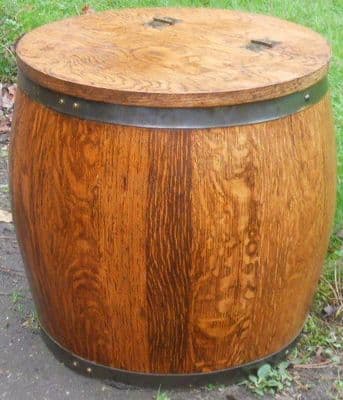 Guinness Wooden Barrel Cocktail Cabinet