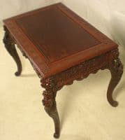 Heavily Carved Oriental Japanese Partners Desk