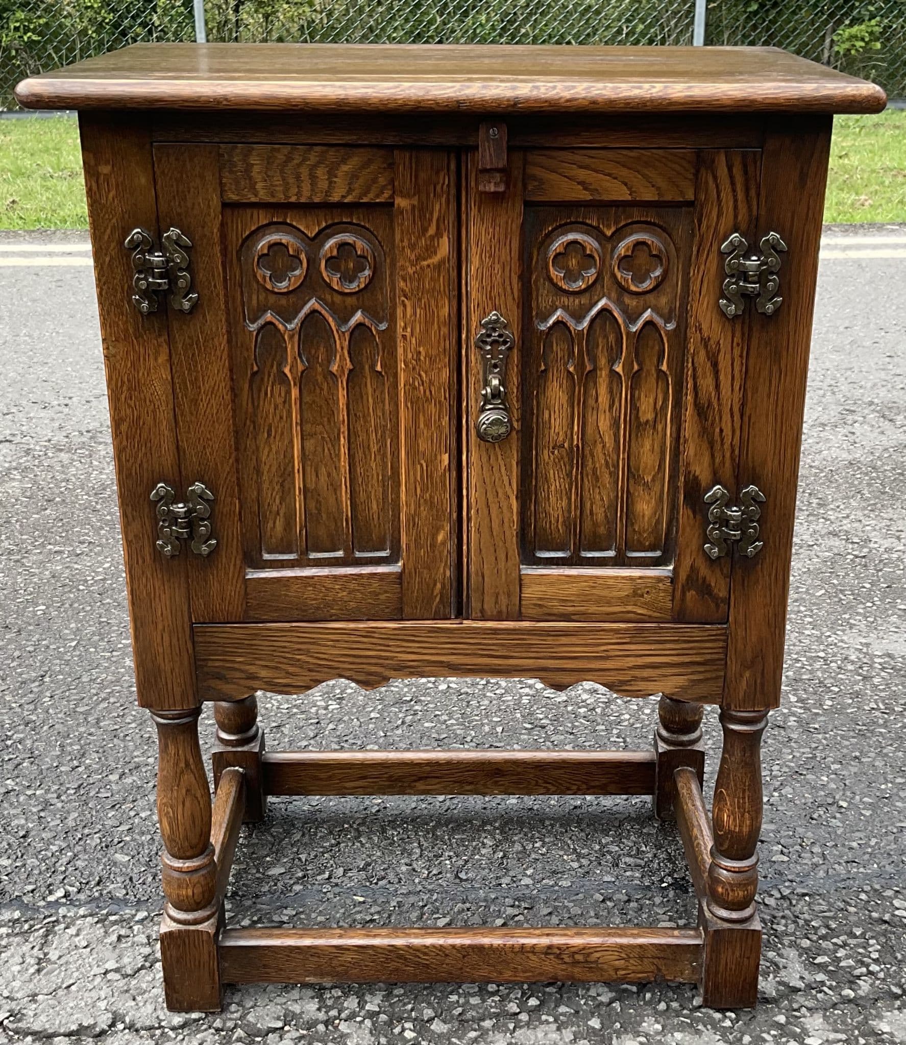 Jacobean Style Oak Cupboard