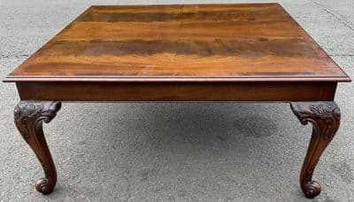 Large Chippendale Style Mahogany Coffee Table