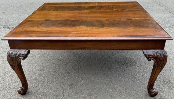 Large Chippendale Style Mahogany Coffee Table