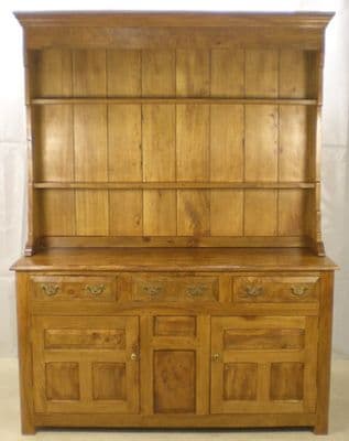 Large Light Elm Welsh Dresser - SOLD