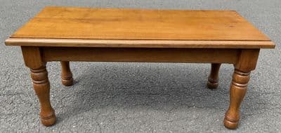 Light Oak Long Coffee Table