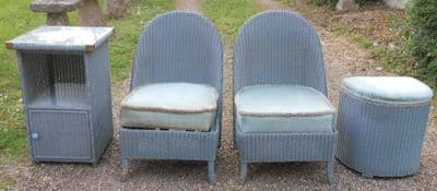 LLoyd Loom Lusty Blue Bedroom Set