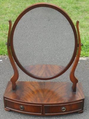 Mahogany Dressing Mirror by Bradley - SOLD