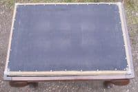 Mahogany Framed Upholstered Top Dressing Stool