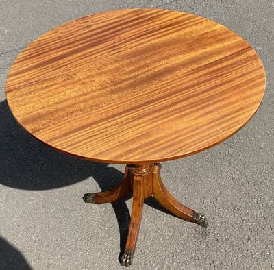 Mahogany Pedestal Dropleaf Coffee Table by Strongbow