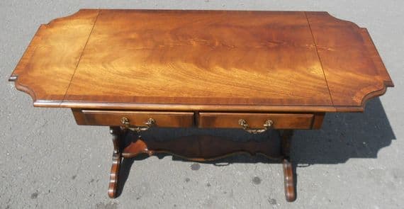 Mahogany Sofa Dropleaf Coffee Table by Reprodux