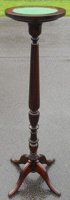 Mahogany Torchere Plant Stand