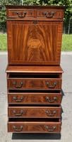 Mahogany Writing Cabinet