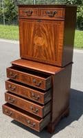 Mahogany Writing Cabinet