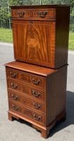 Mahogany Writing Cabinet