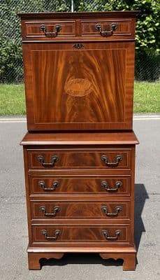 Mahogany Writing Cabinet