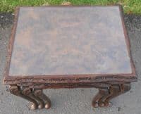 Nest of Three Burr Walnut Top Coffee Tables