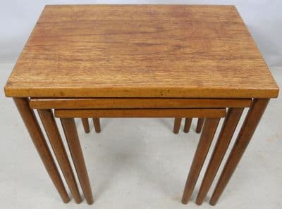 Nest of Three Teak 1960's Coffee Tables - SOLD