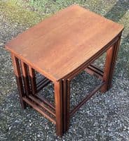 Nest of Three Teak Coffee Tables