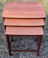 Nest of Three Teak Coffee Tables
