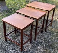 Nest of Three Teak Coffee Tables