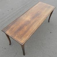 Oak Long Coffee Table