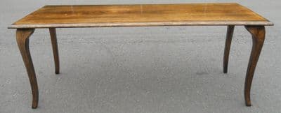 Oak Long Coffee Table