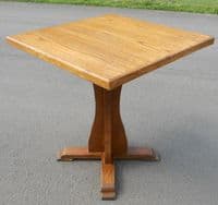 Oak Pedestal Tripod Table - SOLD