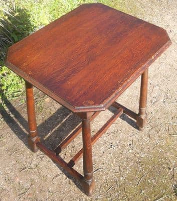 Oak Rectangular Top Occasional Table