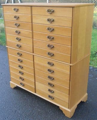 Oak Storage Multi Chest of Drawers