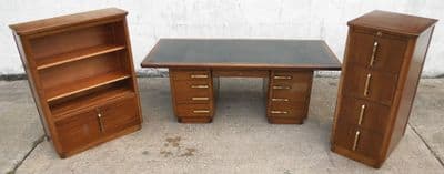 Office Matching Filing Cabinet & Display Cabinet by Abbess