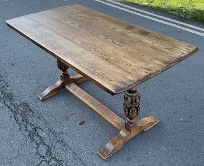 Old Charm Oak Dining Table