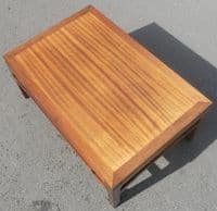 Oriental Mahogany Rectangular Top Coffee Table