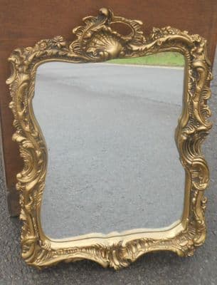 Ornate Gilt Framed Hanging Wall Mirror