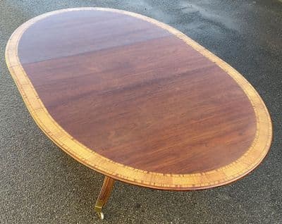 Oval Pedestal Extending Dining Table by William Tillman