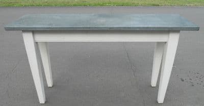 Painted Console Table with Granite Top
