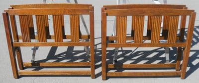 Pair Oak Single Beds