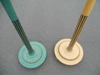 Pair Painted Standard Lamps