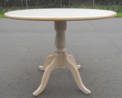 Pale Beech Pedestal Centre Table