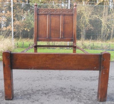 Quality Oak Single Bed