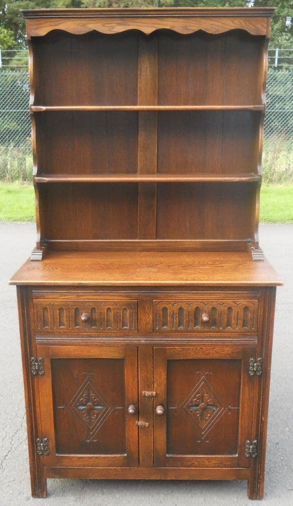 mini welsh dresser Quality Small Oak Welsh Dresser